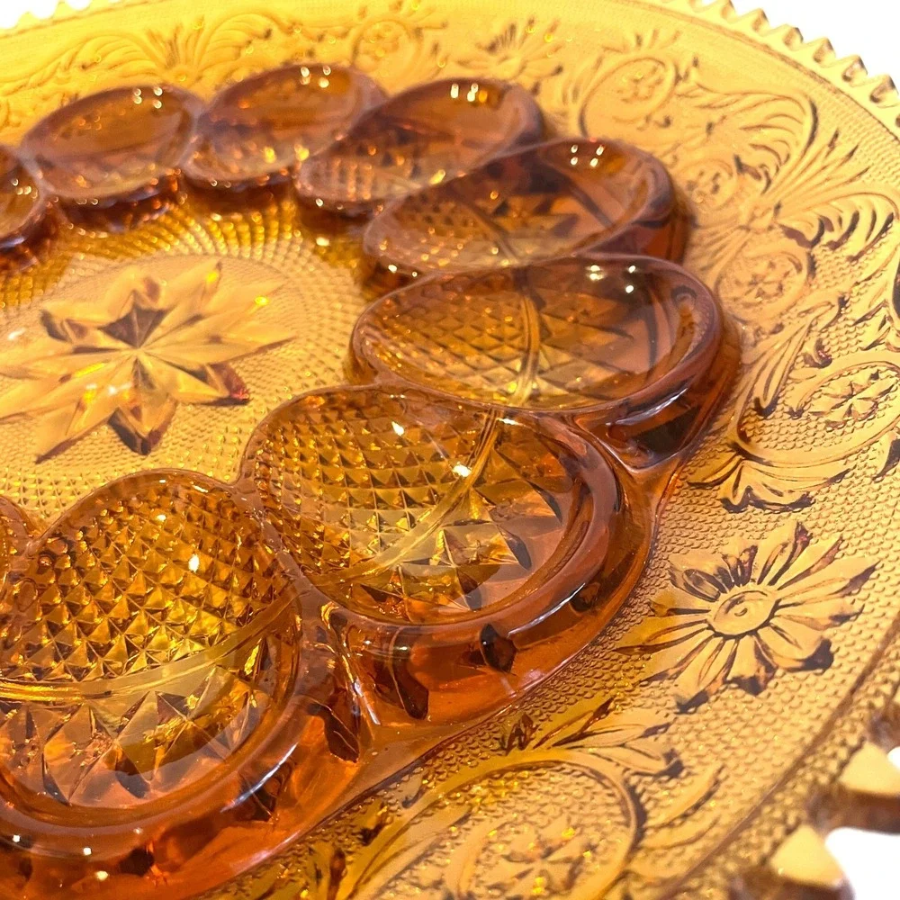 Tiara vintage amber
